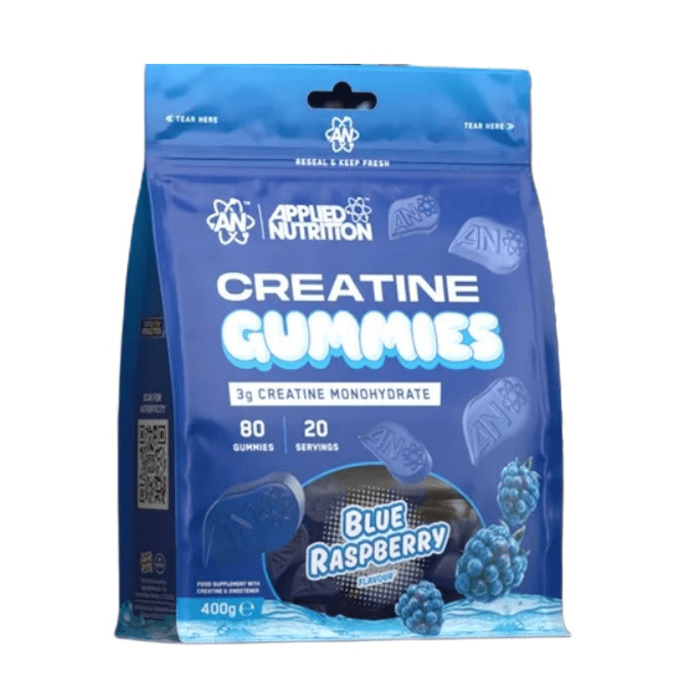 Creatine Gummies, Blue Raspberry - 80 gummies