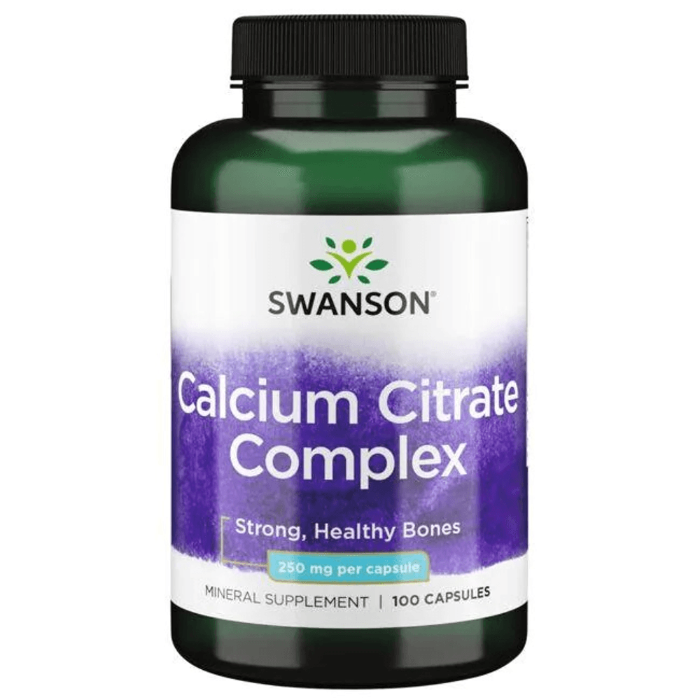 Calcium Citrate Complex, 250mg - 100 caps
