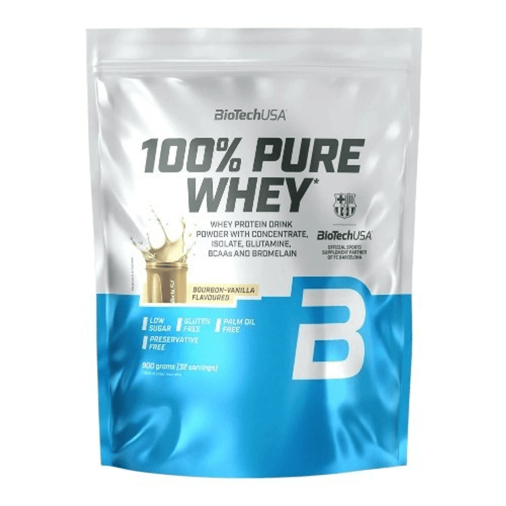 100% Pure Whey, Bourbon Vanilla - 900 grams