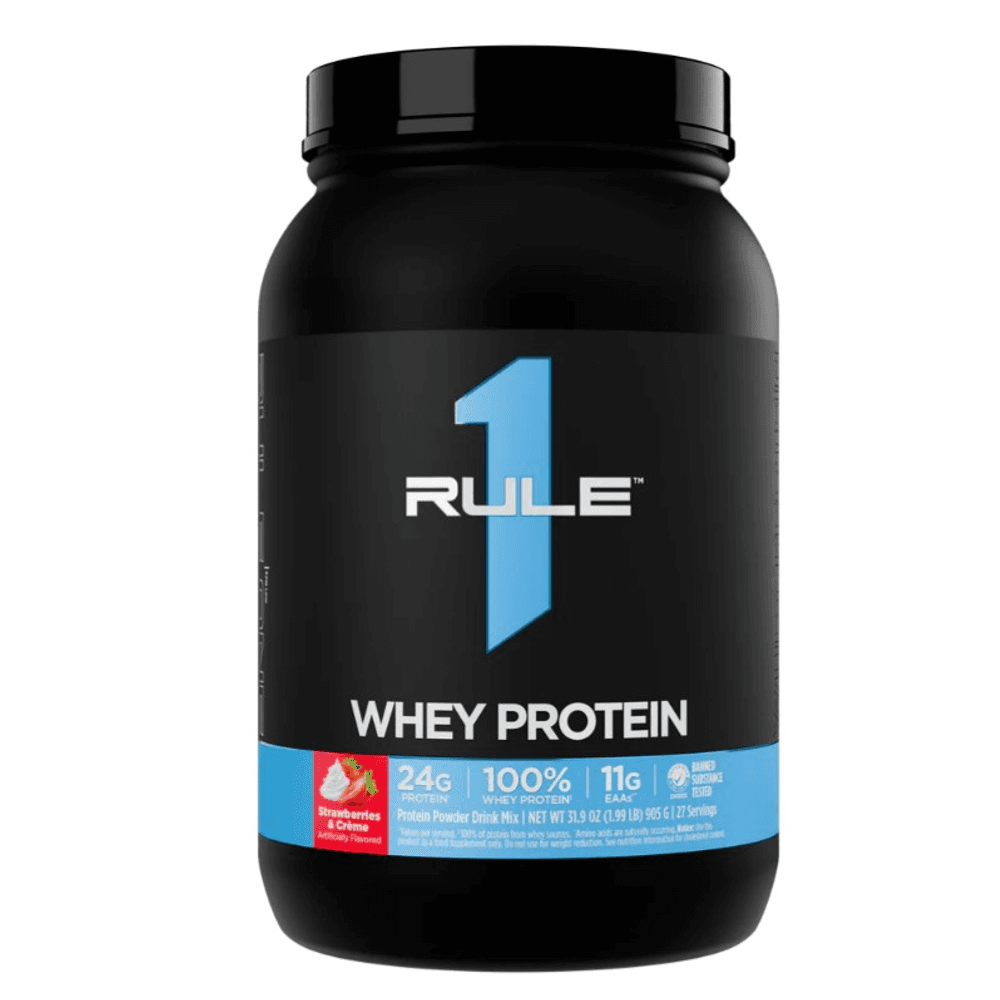 R1 Whey Protein, Strawberries & Creme - 905 grams